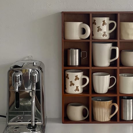 wallrack-03049　Natural Wood Cup Shelf 52×40