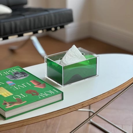 tissuebox-03056　Acrylic Color Tissue Case