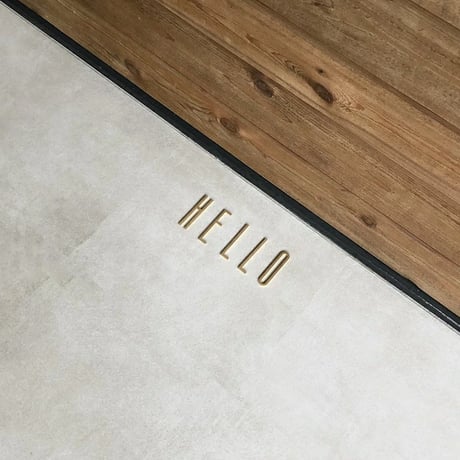sign-03001　70mm Uppercase Brass Letters