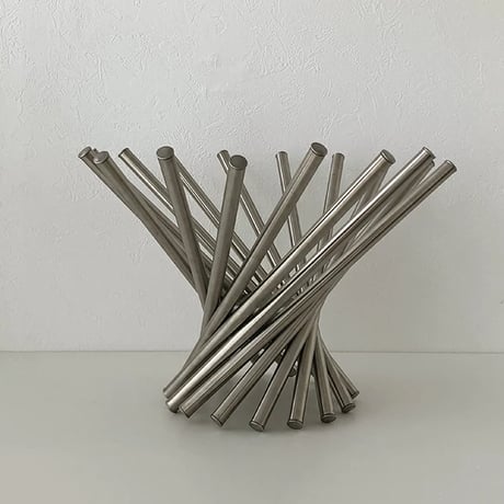 basket-03061　Stainless Steel Deformed Compote
