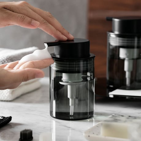 soapbottle-03048　Foam type Made of glass Soap dispenser 280ml