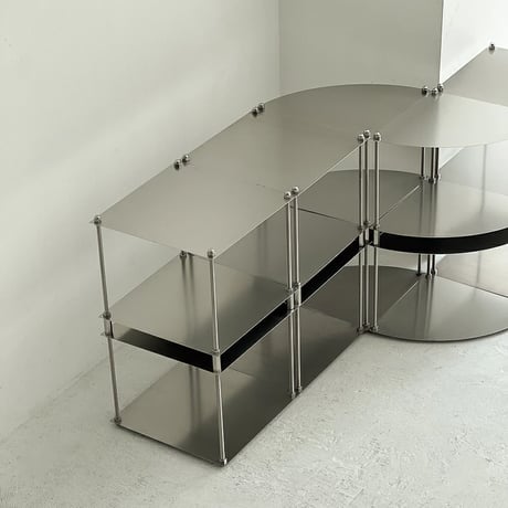 rack-03064　Stainless Steel Square Modular Shelf
