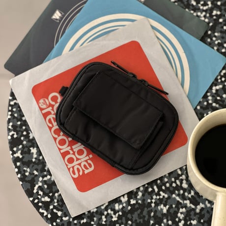 wallet-03002　Nylon ZIP Square Wallet