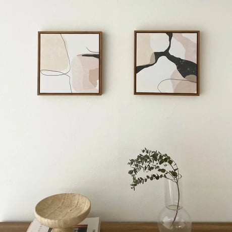poster-03010　Rougir Art Poster Framed 30×30