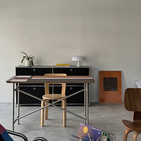 tablecloth-03073　color block Desk Mat 60cm×120cm