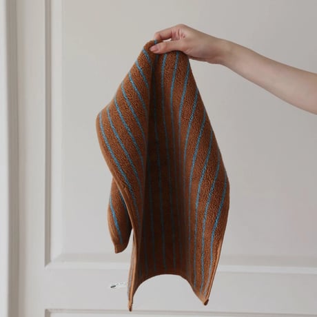 towel-03026　PK Color Pencil Stripe Bath/Face Towel