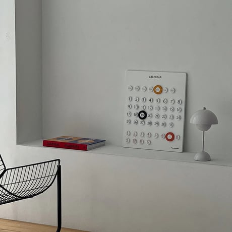 calendar-03023　Wood Panel Wall Perpetual Calendar