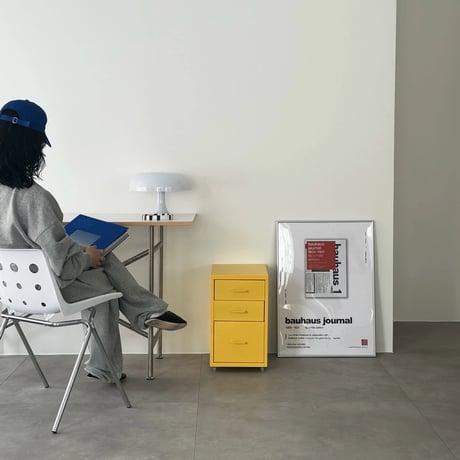 wagon-03029　Color Steel Cabinet Desk Wagon