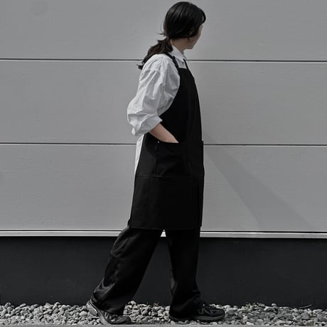 apron-03033　Waterproof Adjustable Buckle Work Apron Black