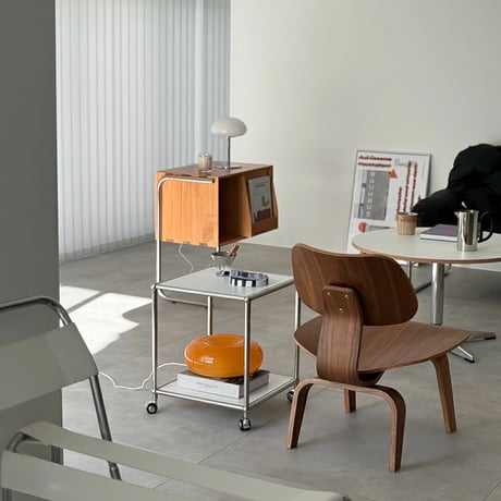 rack-03088　Stainless Steel Leg Display Magazine Cabinet