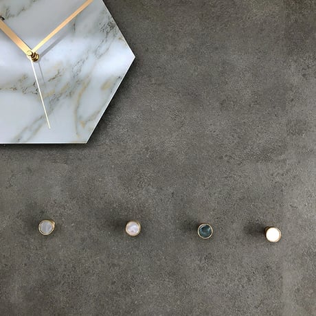wall-03004　Wall Hook Brass Gold 2cm Marble Wall Decoration