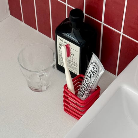 pot-03023　Square Color Spring Holder