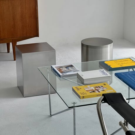 table-03166　Stainless Steel Square Side Table Stool