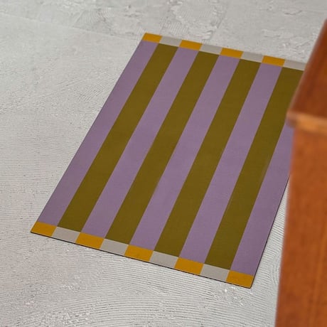 mat-03085　Stripe Diatomite Quick-Dry Mat