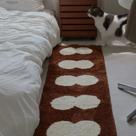 rug-03061　Twindot Bicolor Long Rug 40×120/50×160