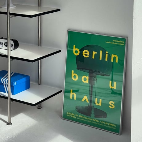 poster-03129　BAUHAUS WG24 Silver Frame Poster 70×50