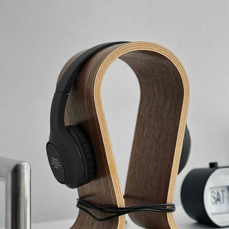 lifestyle-03012　Plywood Headphone Stand