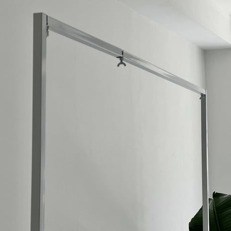rack-03036　White Iron Hanger Rack H200 W100/150 Assembly Type
