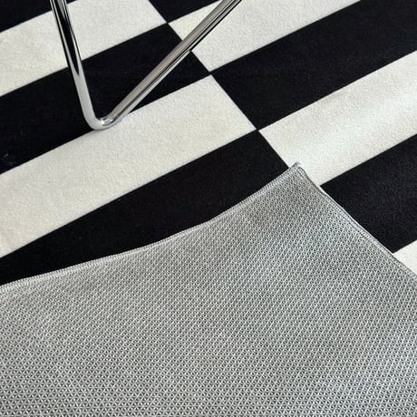 rug-03067　White And Black Striped Rug 140×200/160×230