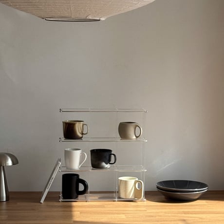 rack-03121　3-tier cup shelf H40cm