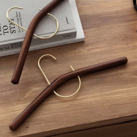 wall-03061　C Curve Wood Hanger
