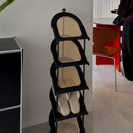 rack-03117　Rattan Shoes  Rack