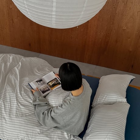 beddingsets-03137　Pencil Stripe×Blue Stripe Bedding Sets