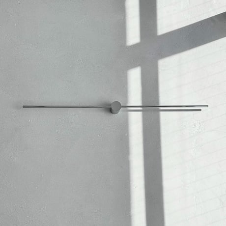 wall-03054　Silver Slide Line Towel Hanger 60cm/80cm