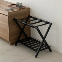 rack-03021　Black Folding Luggage Rack