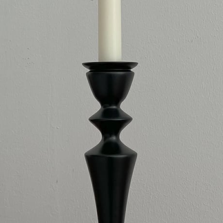 candle-03112　Wood Candle Stand Black 3 Types