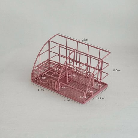 stationery-03039　Color Steel Desk Organizer