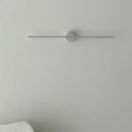 wall-03088　White Slide Line Towel Hanger 40cm/50cm