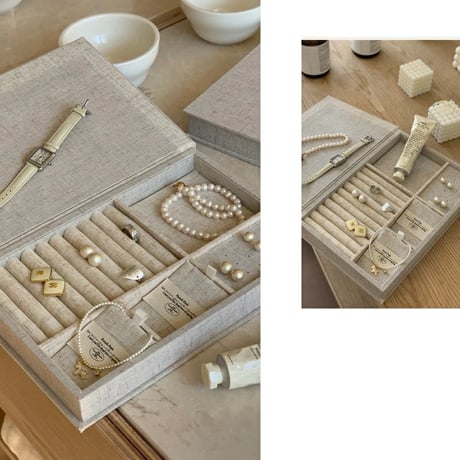 box-03079　Book design linen Over Accessory ase