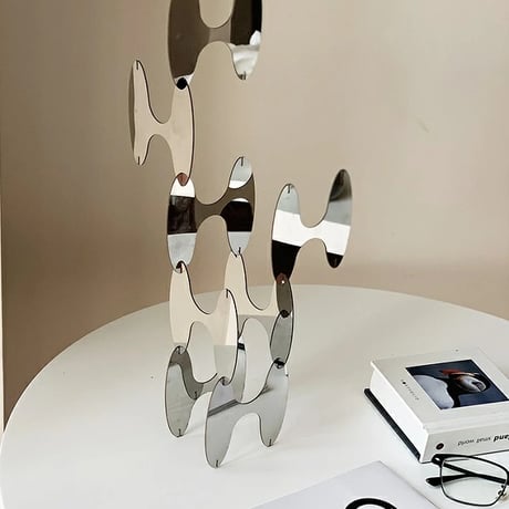 objet-03021　Mirror Art Objects 4-pieces