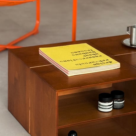 rack-03106　Natural Wood Bookshelf Table Bench