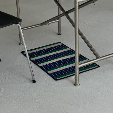 mat-03083　Multi Color Line Rug
