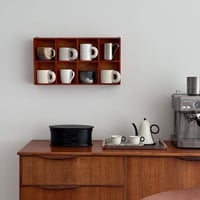 wallrack-03059　Natural Wood Wall Shelf 52×28cm
