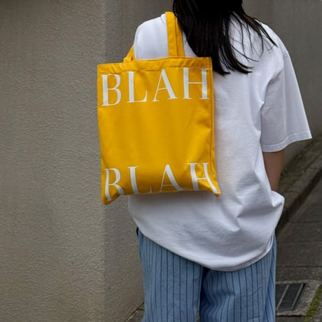 bag-03121　BLAH Color Tote Bag Blue / Green / Yellow