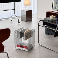 table-03231　W-shaped Wire Rack Magazine Rack Side Table