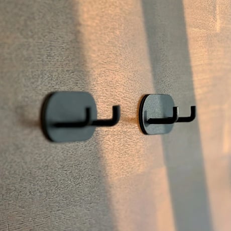 wallhook-03008　Iron J Hooks Wall Hooks/Set of 2