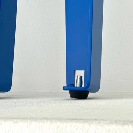 table-03129　Blue 4piece Set Clamp Iron Leg Table Leg