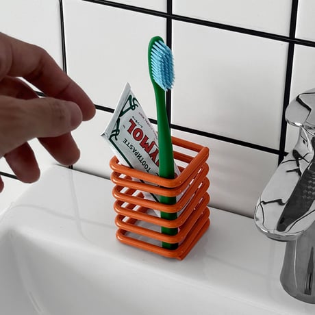 pot-03023　Square Color Spring Holder
