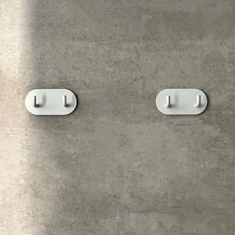 wallhook-03008　Iron J Hooks Wall Hooks/Set of 2
