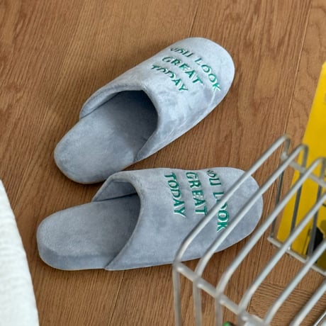 slipper-03010　YOU LOOK GREAT TODAY Room Shoes Slippers
