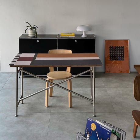 tablecloth-03073　color block Desk Mat 60cm×120cm
