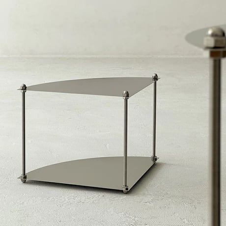 rack-03065　Stainless Steel Corner Fan Shaped Modular Shelf
