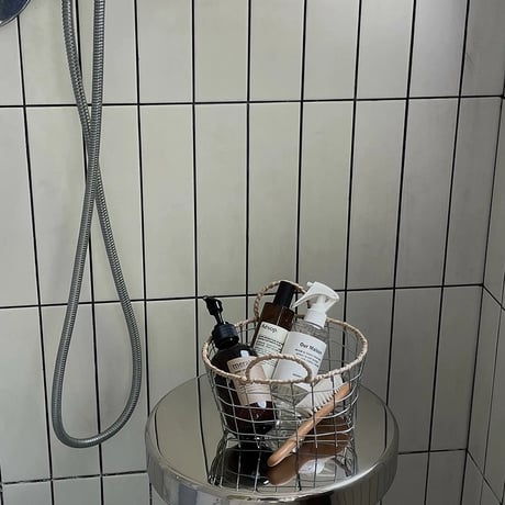 basket-03078　Round Wire Basket With Handle