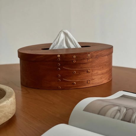 tissuebox-03044　Brown Shaker Box Tissue Case For Box Tissues