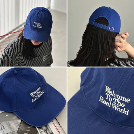 cap-03003　Welcome To The Real World Embroidery Cap