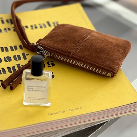 pouch-03002　Suede Mini Neck Pouch